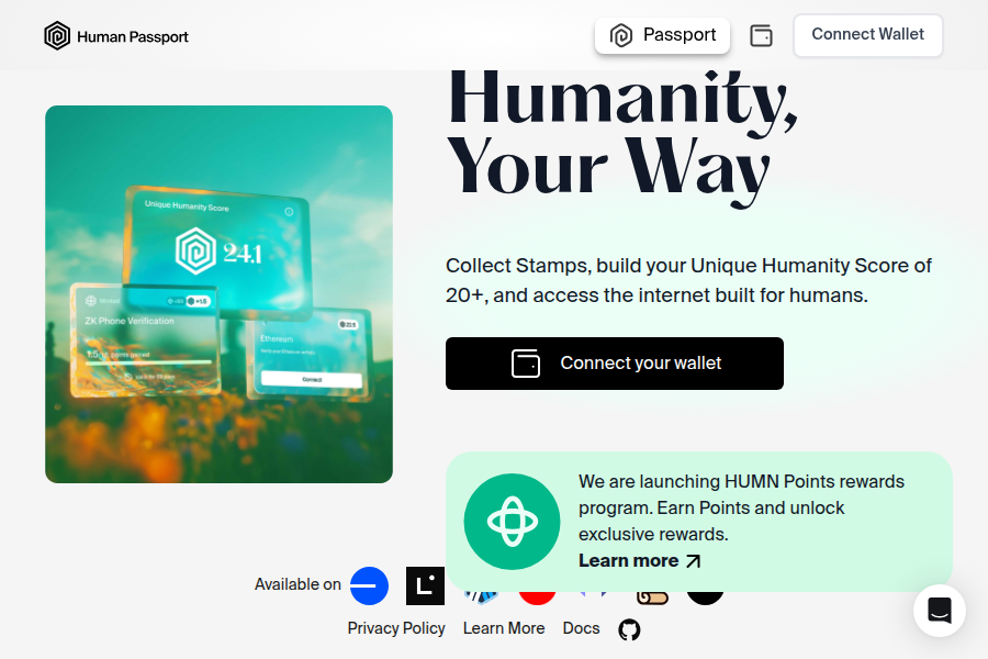 Gitcoin Passport - 分散型IDでWeb3の信頼性を構築 スクリーンショット