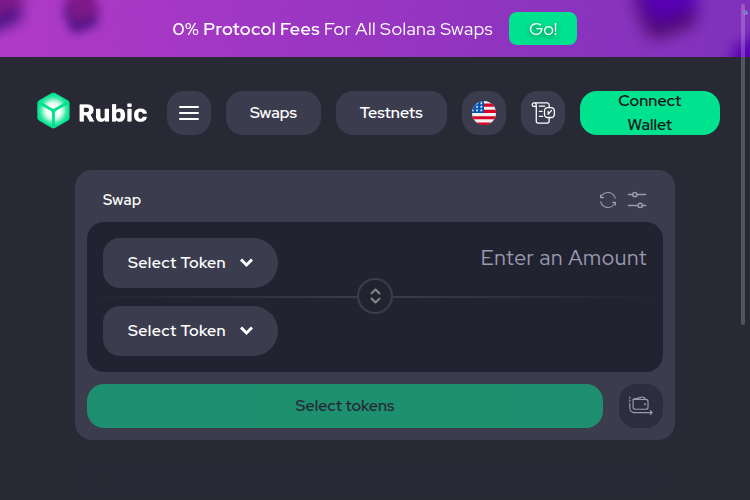 Rubic Exchange - Multi-Chain DeFi Aggregator & Cross-Chain Swaps Screenshot