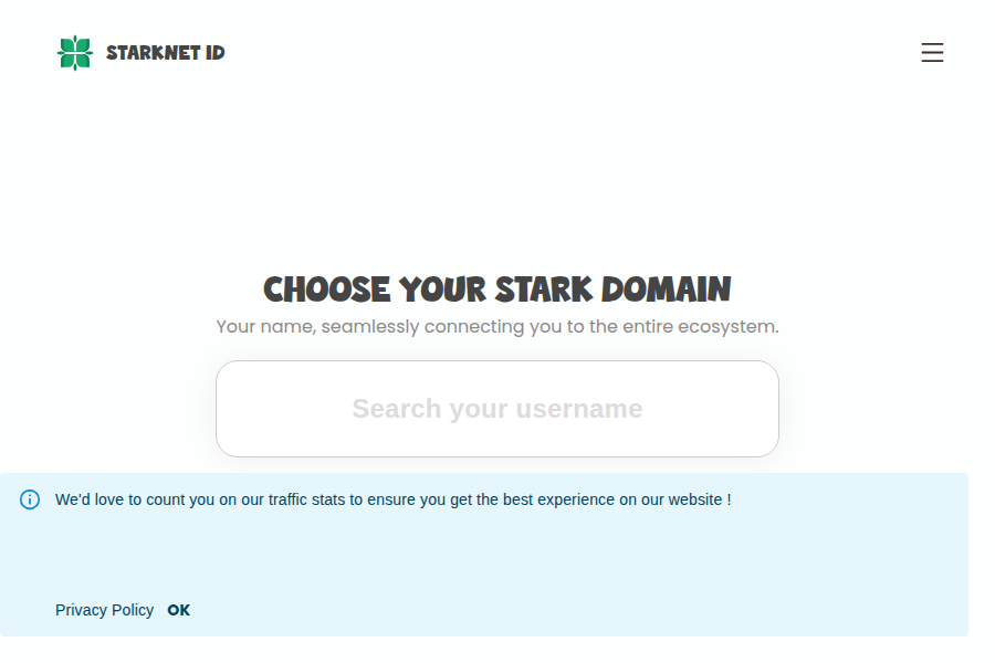 StarkNet ID - Your Identity on StarkNet Screenshot