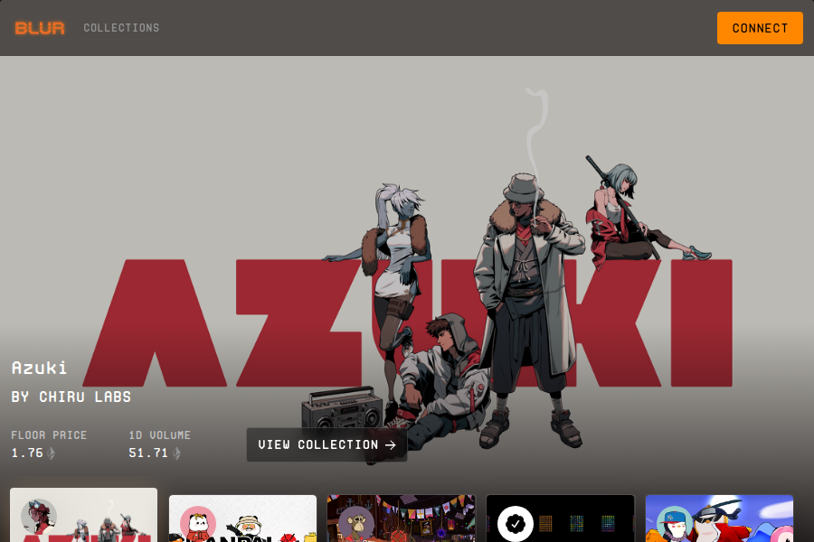 Blur: NFTマーケットプレイス - 高速取引とロイヤルティ管理 スクリーンショット