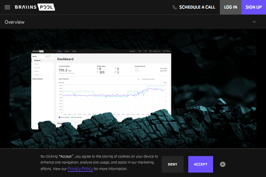 Braiins Pool - 比特币矿池 | 智能挖矿解决方案 Screenshot
