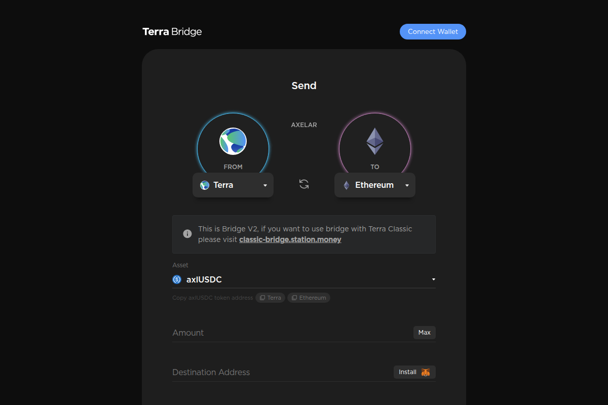 Terra Bridge - クロスチェーンブリッジ スクリーンショット
