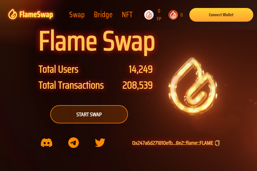 FlameSwap - 去中心化交易平台 스크린샷