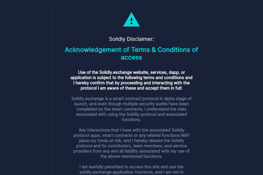 Solidly Exchange - 高效DeFi交易与流动性平台 スクリーンショット