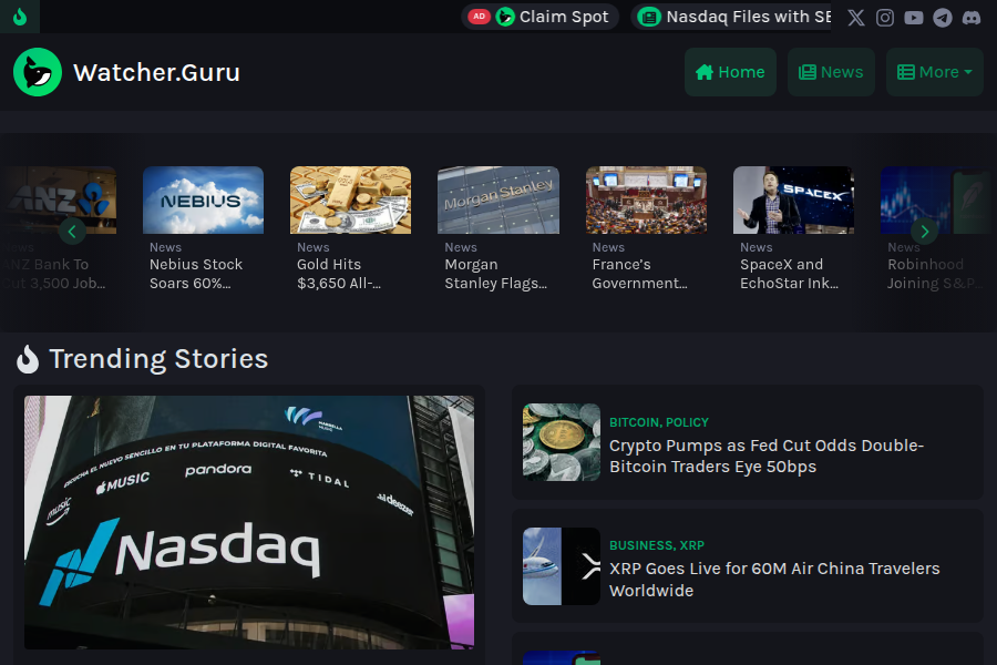 Watcher.Guru スクリーンショット